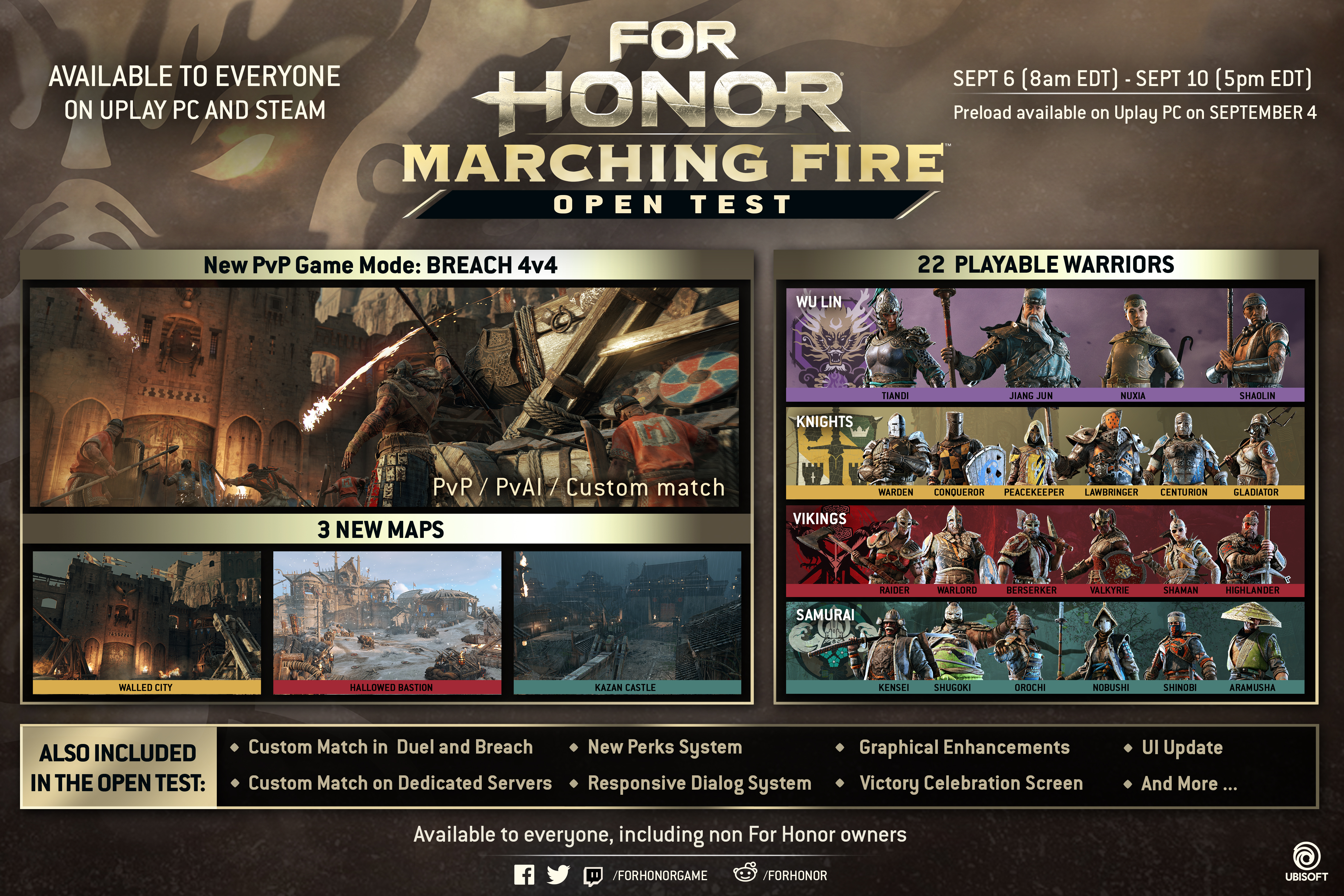 For Honor Marching Fire Beta