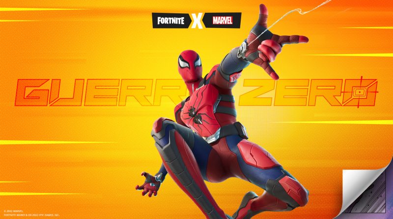 Fornite X Marvel Guerra Zero disponibile!