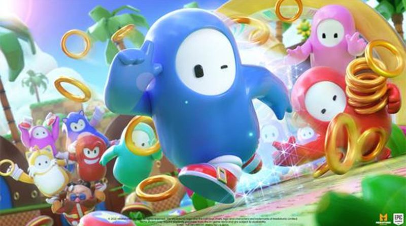 Sonic e i suoi amici sfrecciano in Fall Guys