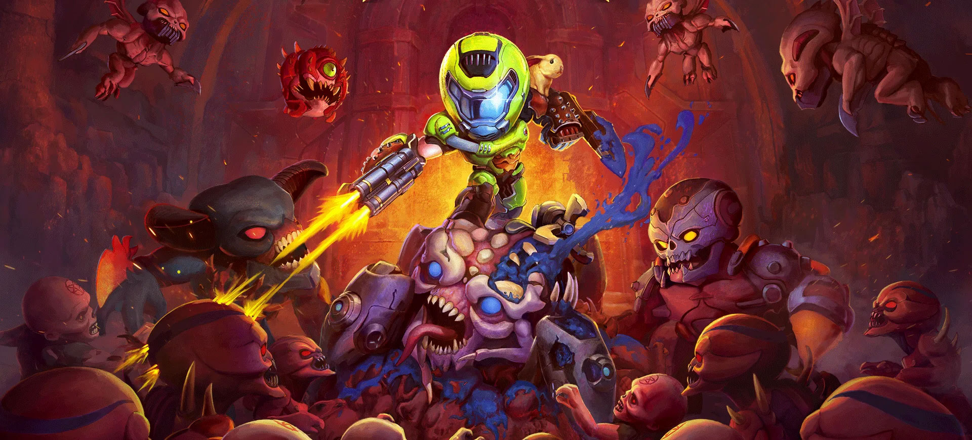 DOOM diventa Free-To-Play, Mobile e dall'alto con Mighty DOOM