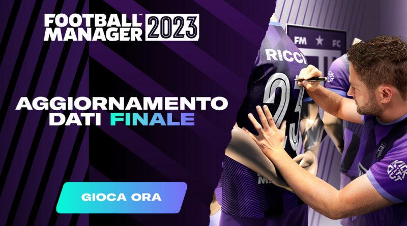 Giovedì il TGTech ti regala Football Manager 2023!